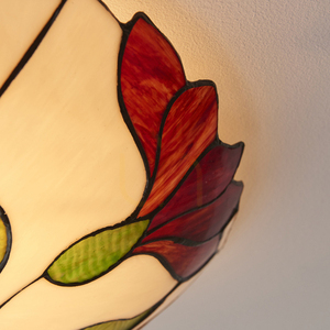 Plafond Tiffany Multicolor Interiors 45 cm Sticlă și Oțel 2xE27 Dimmabil 63960 small 7