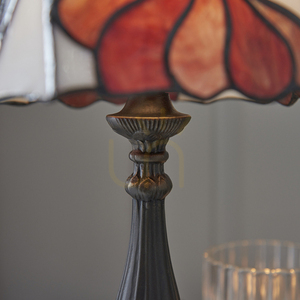 Botanica Tiffany lampă de masă Multicolor 63963 Interioare. small 7