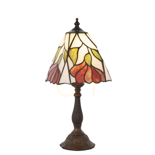 Verifica Botanica Tiffany lampă de masă Multicolor 63963 Interioare.