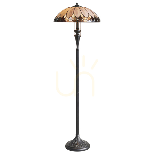 Verifica Lampă de podea Interiors Brooklyn Tiffany multicolor 50 cm 63972