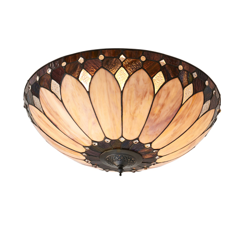 Verifica Plafon Tiffany Brooklyn Interiors multicolor 50 cm 2xE27 63973