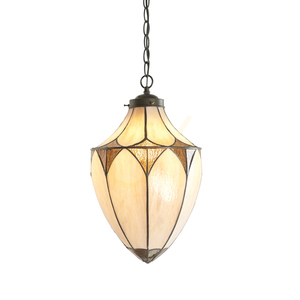 Brooklyn Tiffany lampă cu pandantiv Multicolor 63974 Interioare. small 0