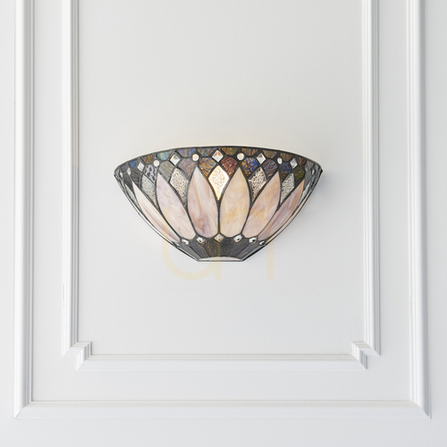 Verifica Aplica de perete Tiffany Brooklyn Interiors multicolor E14 63983