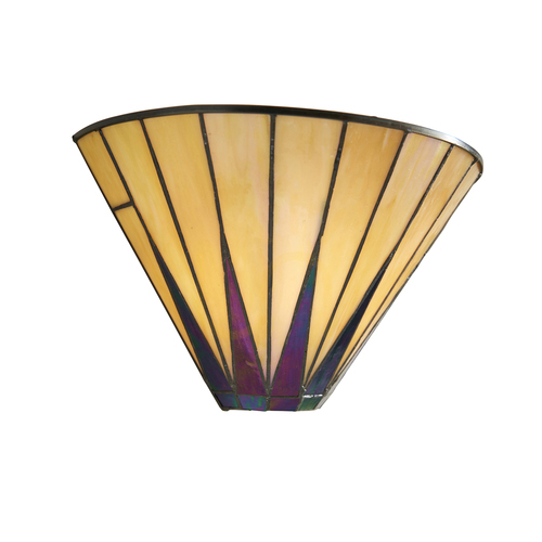 Verifica Dark star Tiffany lampă de perete Multicolor 64046 Interiors.