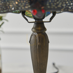 Lampă de masă Tiffany Dragonfly albastră Interiors 64088 small 8