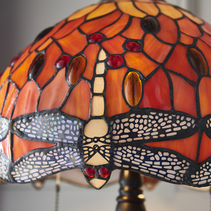 Dragonfly Tiffany lampă de masă Multicolor 64092 Interiors. small 6