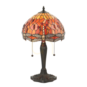 Dragonfly Tiffany lampă de masă Multicolor 64092 Interiors. small 0