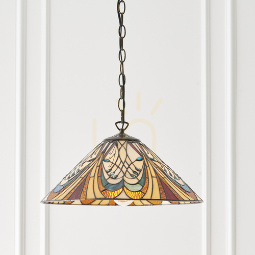Verifica Hector Tiffany Lampa pandantiv Multicolor 64162 Interioare.