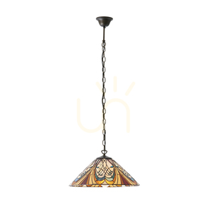 Hector Tiffany Lampa pandantiv Multicolor 64162 Interioare. small 9