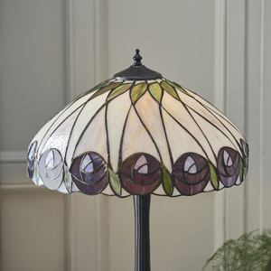 Lampă de masă Tiffany Interiors Hutchinson multicolor, sticlă și rășină, 40 cm, E27 small 4