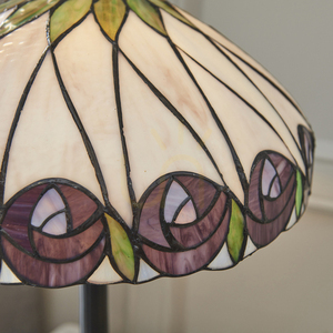 Lampă de masă Tiffany Interiors Hutchinson multicolor, sticlă și rășină, 40 cm, E27 small 5