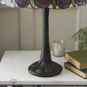 Lampă de masă Tiffany Interiors Hutchinson multicolor, sticlă și rășină, 40 cm, E27 small 8