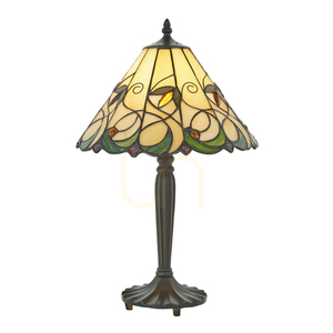 Lampă de masă Tiffany Interiors Jamelia multicolor 31 cm 64195 small 0