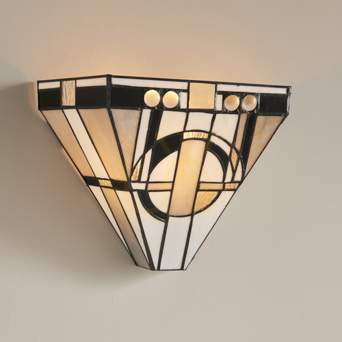 Verifica Metropolitan Tiffany lampă de perete Multicolor 64267 Interioare