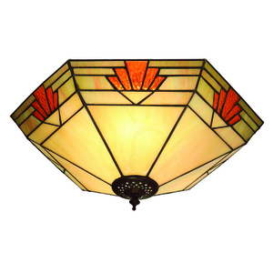 Plafon Tiffany Multicolor Interiors Nevada 64284 40 cm 2xE27 Dimmabil small 0