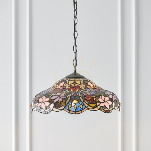 Verifica Sullivan Tiffany Lampa pandantiv Multicolor 64325 Interioare.
