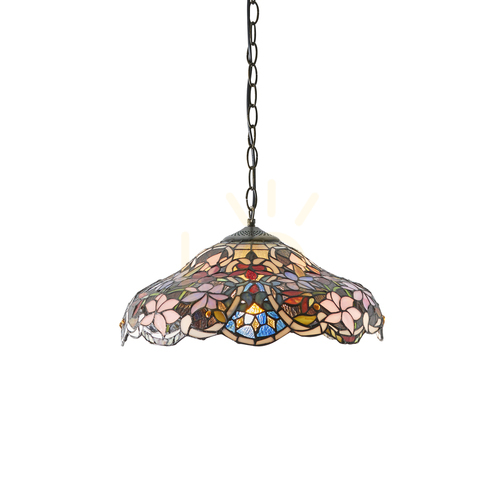 Verifica Sullivan Tiffany Lampa pandantiv Multicolor 64325 Interioare.