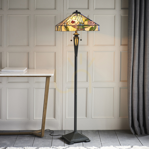 Verifica Lampă de podea Interiors Willow Tiffany multicolor 64383