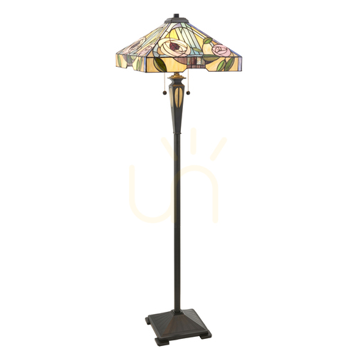 Verifica Lampă de podea Interiors Willow Tiffany multicolor 64383