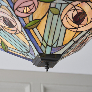 Willow Tiffany Multicolor Plafond 70698 Interioare. small 1