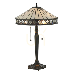 Fargo Tiffany lampă de masă Multicolor 70935 Interioare. small 0