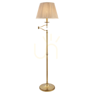 Lampă de podea Interiors Stanford alamă E27 160 cm 63621 small 0