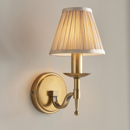 Verifica Lampă de perete Stanford Brass 63653 Interioare