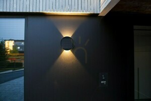 Lampă de perete exterior LED Lutec Belka Hybrid gri 19 cm 6915601335 small 1
