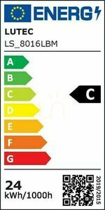 Lampă de perete exterior LED Lutec ATLANTIS gri aluminiu 24W 3200lm 4000K 7801603118 small 4