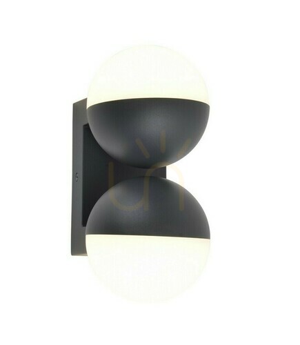 Verifica Lampă de perete exterior LED Lutec LOOMA 5138003118 gri aluminiu 2x7,8W
