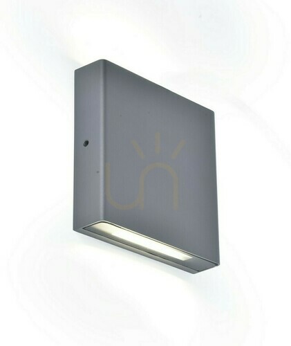 Verifica Lampă de perete exterior LED Lutec PILI 5102601125 gri aluminiu 8,5W IP54