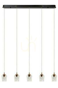 Lampă suspendată Lucide Berliane LED aurie 5 becuri 00430/20/60 small 1