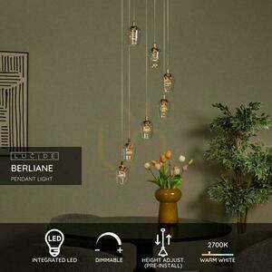 Pendul Lucide BERLIANE LED auriu 7 becuri 39 cm 00430/28/60 small 2