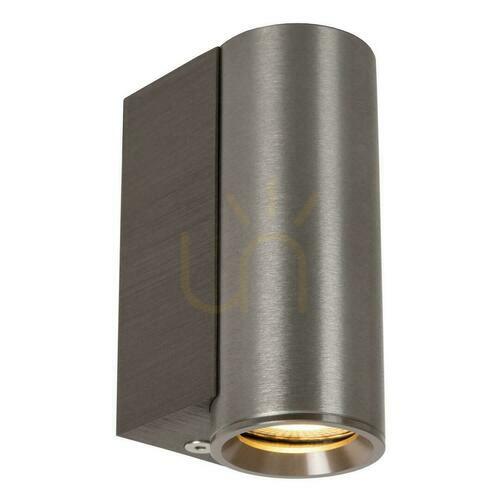 Verifica Aplica perete Lucide DUPLA gri aluminiu 6 cm 09243/01/15