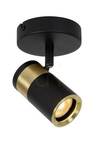 Verifica Aplica de perete Lucide GORIK negru auriu GU10 LED CCT 53909/01/30
