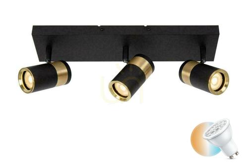 Verifica Plafonieră Lucide GORIK negru auriu 3xGU10 LED CCT 53909/03/30