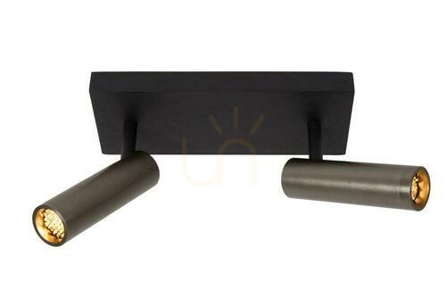 Verifica Plafon Lucide GRADO gri aluminiu 2xMR11 LED 22974/02/15