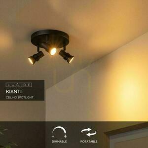 Plafoniera Lucide KIANTI neagră 3xGU10 LED CCT 21 cm 53901/13/30 small 2