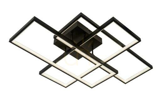 Verifica Plafon LED Lucide LOKERO negru metal 50 cm 60W 78101/60/30