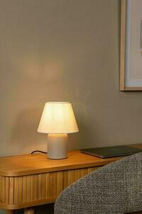 Lampă de masă Lucide Macia bej ceramică Japandi 20 cm 06527/01/38 small 2