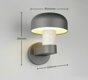 Lampă de perete pentru exterior Trio FRASER 262560178 small 6
