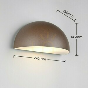 Lampă de perete pentru exterior Trio MAAS ruginie 262460124 small 4