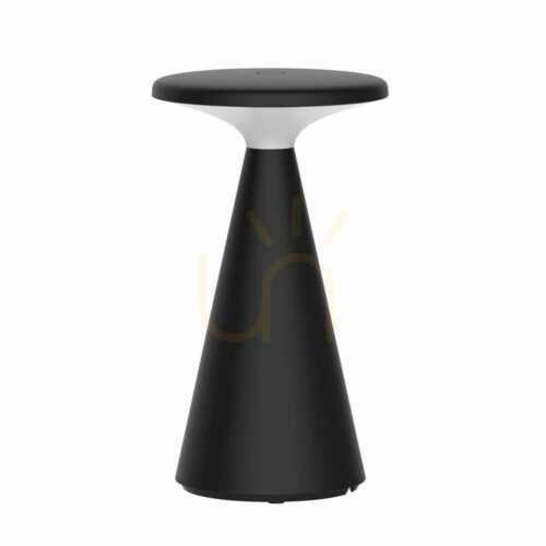 Verifica Lampă de masă Max Light Funghi T0063 neagră LED 1.6W IP44 20 cm