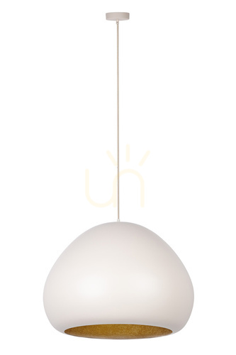 Verifica Lampă suspendată Sigma LAVA 1xE27 bej auriu 52 cm 41082