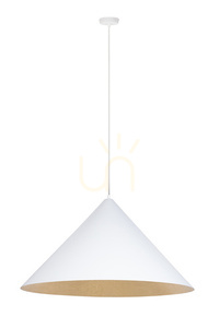Lampă suspendată Sigma VESUVIO 3xE27 alb auriu 70 cm 41028 small 0