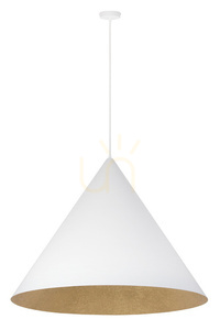Lampă suspendată Sigma VESUVIO 3xE27 alb-auriu 41030 small 0