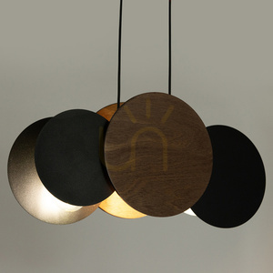 Lampă suspendată Sigma Tola 3xE27 negru 40893 small 1