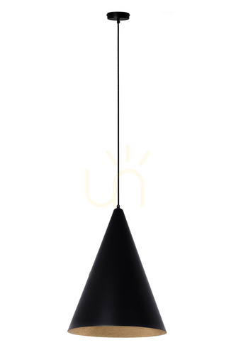 Verifica Lampă suspendată Sigma VESUVIO 1xE27 negru auriu 35 cm 41036