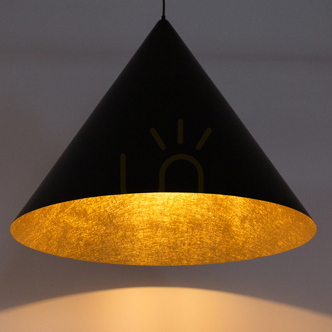 Vedere Lampă suspendată Sigma VESUVIO 1xE27 negru auriu 77 cm 41039 Lampă suspendată Sigma VESUVIO 1xE27 negru auriu 77 cm 41039