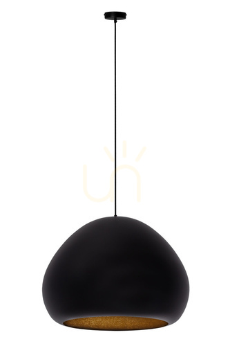 Verifica Lampă suspendată Sigma LAVA 1xE27 negru, auriu 52 cm 41077